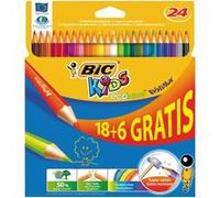 Crayon de Couleur ECOLUTION BIC Kids Evolution™ 18+6 GRATUITS ! G