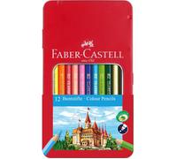 Faber-Castell – Boîte de 12 crayons de couleurs Château