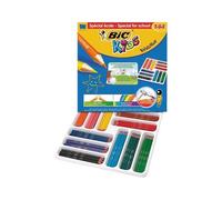 BIC Crayons de couleur KIDS Evolution ECOlutions – 12 couleurs – Class Pack de 144