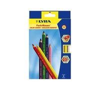 Lyra - Crayon De Couleur Gros Module Assorti - Etui De 12 G