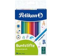 Crayon de couleur hexagonal mince, étui de 36