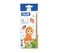 Crayon De Couleur Hexagonaux Pochette 12 Couleurs