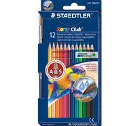 Crayon de couleur Noris Club aquarell étui de 12 pièces Paquet de 10 pièces