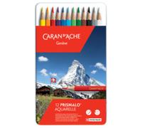 Caran d'Ache - Crayons de couleur aquarelle Prismalo - Lot de 40 - Bleu / Multicolore - Mixte