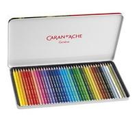 Caran d'Ache – Boîte métal Prismalo Aquarelle – 80 crayons de couleurs