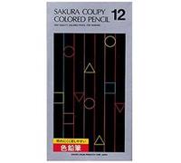 Crayon de couleur Sakura Color Kupi 12 couleurs (boîte de papier) (importation du Japon) G