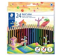 Crayon De Couleur Staedtler 185 C24 Noris | 24 Crayons De Couleur Assortis