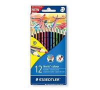 Staedtler Crayons de couleur Noris 185 C12 – 12 couleurs assorties