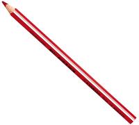 Crayon de couleur triangulaire - STABILO Trio épais - crayon simple - rouge