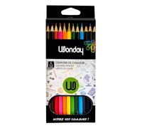 Crayon de couleur Wonday - Pochette de 12