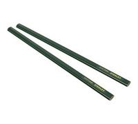 Crayon de maçon STANLEY corps vert - 30 cm - 2 pièces - STHT0-72998