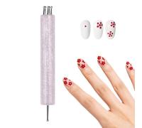 Crayon de manucure à pointe fine à 5 pétales - Stylo à pointiller les ongles, applicateur de dessin de motif précis | Accessoire d'artisanat de beauté professionnel, outil de décoration complexe pour