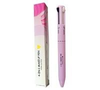 Crayon de maquillage 4 en 1 Stylo de maquillage 4 en 1 Crayon cosmétique multifonctionnel pour eye-liner à sourcils et surligneur facile à appliquer et style voyage compact