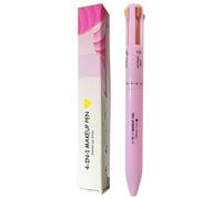 Crayon de maquillage 4 en 1 Stylo de maquillage 4 en 1 Crayon cosmétique multifonctionnel pour eye-liner à sourcils et surligneur facile à appliquer et style voyage compact