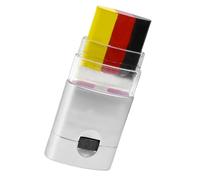 Crayon De Maquillage Stick - Maquillage Bleu Rouge Blanc Stick De M-aquillage Tricolore Crayon De M-aquillage Du Visage En Noir Pour Les Fêtes De Football Et Du Championnat D'Europe 2025