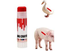 Crayon de marquage pour bovins, crayon marqueur pour moutons | Crayon marqueur animal | Crayon de peinture pour bétail à base de paraffine de haute pureté, sans danger pour le canard, le bétail, le po