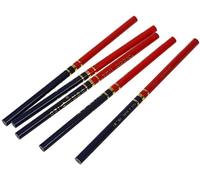 Crayon de menuisier Image couleur rouge et bleu Express Twin Points Crayon Crayon Double couleur Double Hb Crayons Marqueur Stylo Base en bois 5pcs Beau design