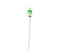 Crayon de Noël en bois anti-stress avec écrou rotatif en métal pour enfants, étudiants, cadeaux de Noël, outil d'écriture sensorielle