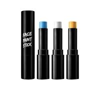 Crayon de peinture pour visage et corps - Peinture de carnaval imperméable - Rouge blanc bleu - Crayons de peinture pour le visage - Pour jeux, fêtes, stade, écoles, fans