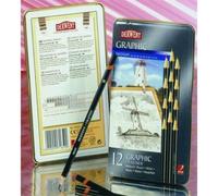 Crayon Derwent Graphic 2h Noir