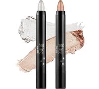 Crayon d'ombre à oeils Crayon d'ombre à oeils étanche Stick Shimmer Cream Eyeshadow Pen Créer le maquillage des yeux Glitter (15#01#)