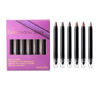 Crayon éclaircissant pour les yeux - Ensemble de maquillage lumineux en six pièces, texture crémeuse, longue tenue, résistant aux plis, cosmétique de couleur améliorant l'éclat | Style de soirée de fê