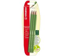 Crayon écologique - STABILO GREENgraph - dureté HB - paquet de 3