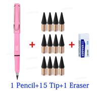 Crayon Effaçable Extron Unlimited,Technologie Noire,Sans Taille,Stylo Étudiant,Peinture Piazza,Ne Peut Pas Finir L'écriture,Plume De 1.2mm,16 Pièces Par Ensemble - Type Pink Pen Set