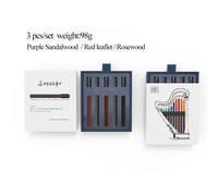 Crayon En Bois Ajustable À Tête Unique,Support D'extension 1/3/5 Pièces,Pour Croquis En Acajou,Porte-Plume Rotatif Détachable,Haute Qualité - Type 3pcs-Set