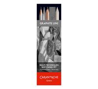 Graphite Line, set esquisse multitechniques assortiment 11 pièces - Caran d'Ache G