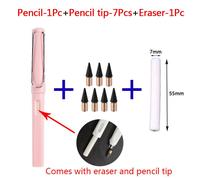 Crayon Éternel Pour Enfants,Stylos Mignons,Peinture,Art,Fournitures De Bureau Et Scolaires,Pointes Extron,Ensemble De Recharge,Papeterie,9 Pièces - Type Pink-9pcs