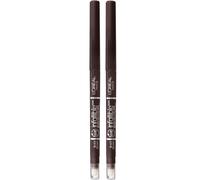 Crayon eye-liner m canique original L'Or al Paris Makeup Infallible Never Fail avec taille-crayon int gr Noir Brun 0,008 oz. 2 unit s
