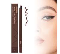 Crayon Eye-Liner Persona Waterproof, Duo Eye-Liner Waterproof 24h, Crayon Yeux Taille-Crayon, Sans Bavures, Sans Décoloration, Lisse Et Facile à Colorer, Crayon Eye-Liner Et Sourcils 2 En 1(Plum)