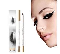 Crayon eyeliner en gel | Crayon eyeliner en gel imperméable multi-usages, crayons pour les yeux noir marron avec taille-crayon, formule douce longue tenue pour femmes et filles Teksome