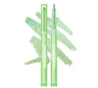 Crayon Eyeliner Gel Vert, Longue Tenue Waterproof Pigmenté, Texture Crème | Crayon Eyeliner Gel Green, Longue Tenue Waterproof, Haute Pigmentation, Texture Crème Pailletée, Fini Métallique, Vegan