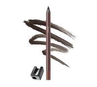 Crayon eyeliner imperméable 24 heures - Duo crayon khôl taillé - Crayon khôl souple imperméable - Maquillage longue durée - Inaltérable - Maquillage naturel pour femme (marron)