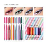Crayon Eyeliner Liquide Imperméable À Séchage Rapide, Crayon Noir Pour Les Yeux Avec Eyeliner, Maquillage À Double Extrémité, Cosmétiques