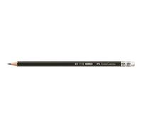 Crayon FABER-CASTELL 1111 hexagonal Dureté : HB avec gomme