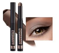 Crayon Fard à Paupières Pailleté Crème Imperméable Maquillage Yeux Marron, Noir, Bleu