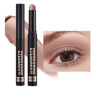 Crayon Fards à Paupières pailleté, Baton de Fard a Paupiere Pailleté, Crayon Ombre à Paupières Crème Imperméable Crayon Fard à Paupières Brillant Maquillage Crayon Yeux pailleté Marron Noir Bleu