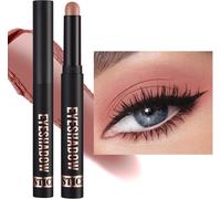 Crayon Fards À Paupières Pailleté, Baton De Fard A Paupiere Pailleté, Crayon Ombre À Paupières Crème Imperméable Crayon Fard À Paupières Brillant Maquillage Crayon Yeux Pailleté Blanc Marron