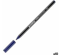 Crayon feutre Edding 1300 bleu (10 pièces)