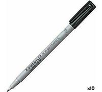 Crayon feutre Staedtler Lumocolor 316F noir (10 pièces)
