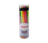 Crayon fluo jumbo avec gomme (24pcs) EASY