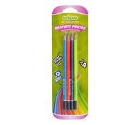 Crayon fluo triangulaire hbv4 pièces blister