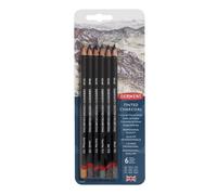 Crayon Fusain De Couleur Derwent Tinted Charcoal 6 Pièces