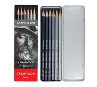 Kit Graphite Line 6 Crayons Caran D'ache Noir