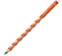 Crayon graphite ergonomique - STABILO EASYgraph - 1 crayon à papier HB - droitier - orange