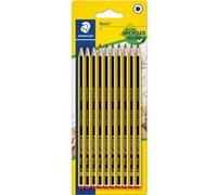 Crayon graphite - HB - Lot de 10 - Idéal pour l'écriture, dessin, école, bureau - Staedtler Noris