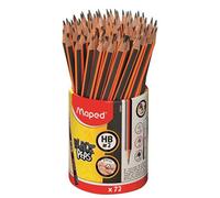 Crayon graphite maped black peps hb triangulaire pot de 72 unites